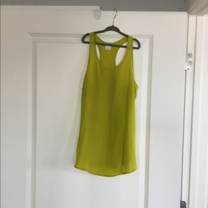club Monaco 100% silk tank in xs